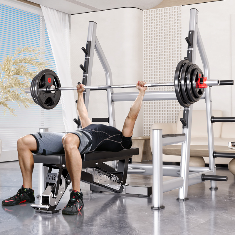 Heavy Equipment Lift - Squat Rack Power Cage, met gewichtschijven
