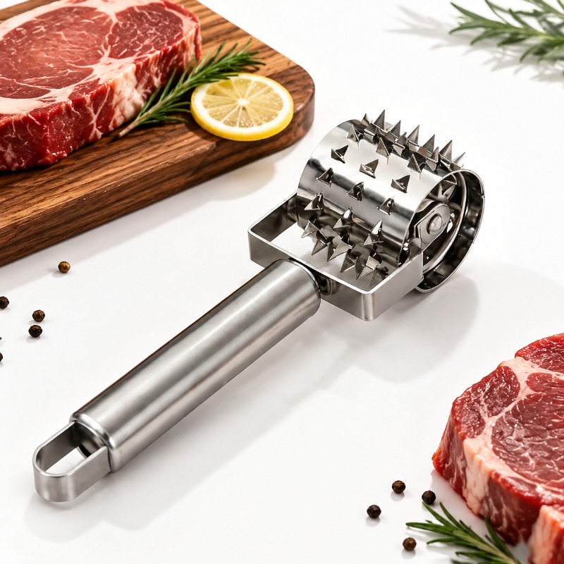 Heavy Equipment Grinder - Roestvrijstalen vleesroller/vermalser voor steak en marinatie,