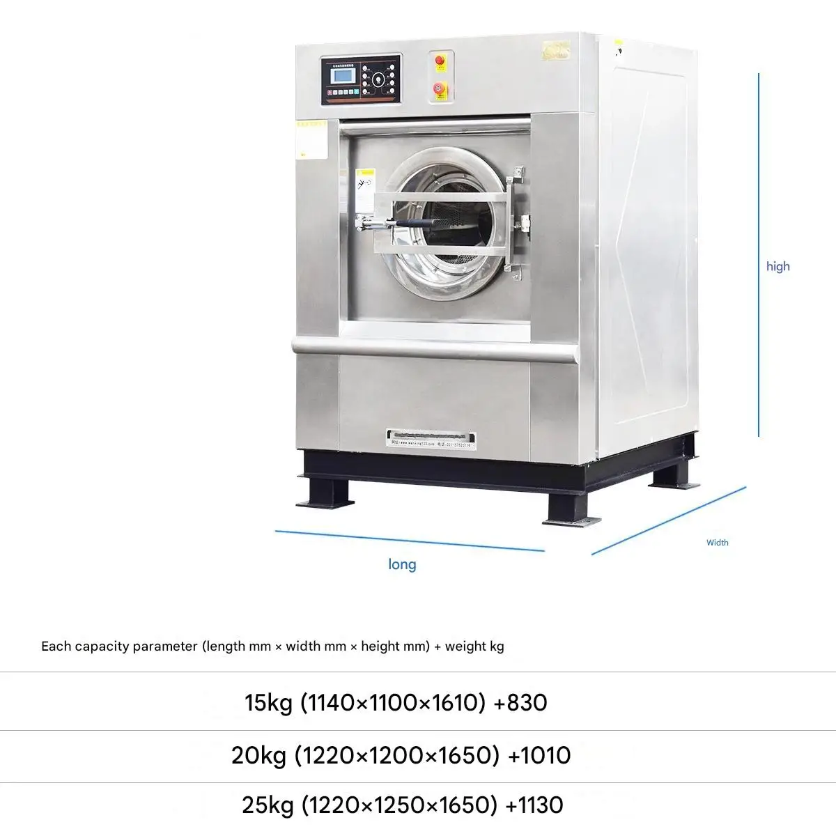 Zware 100KG Industriële Wasmac - Heavy Equipment Washing recensie en prijs